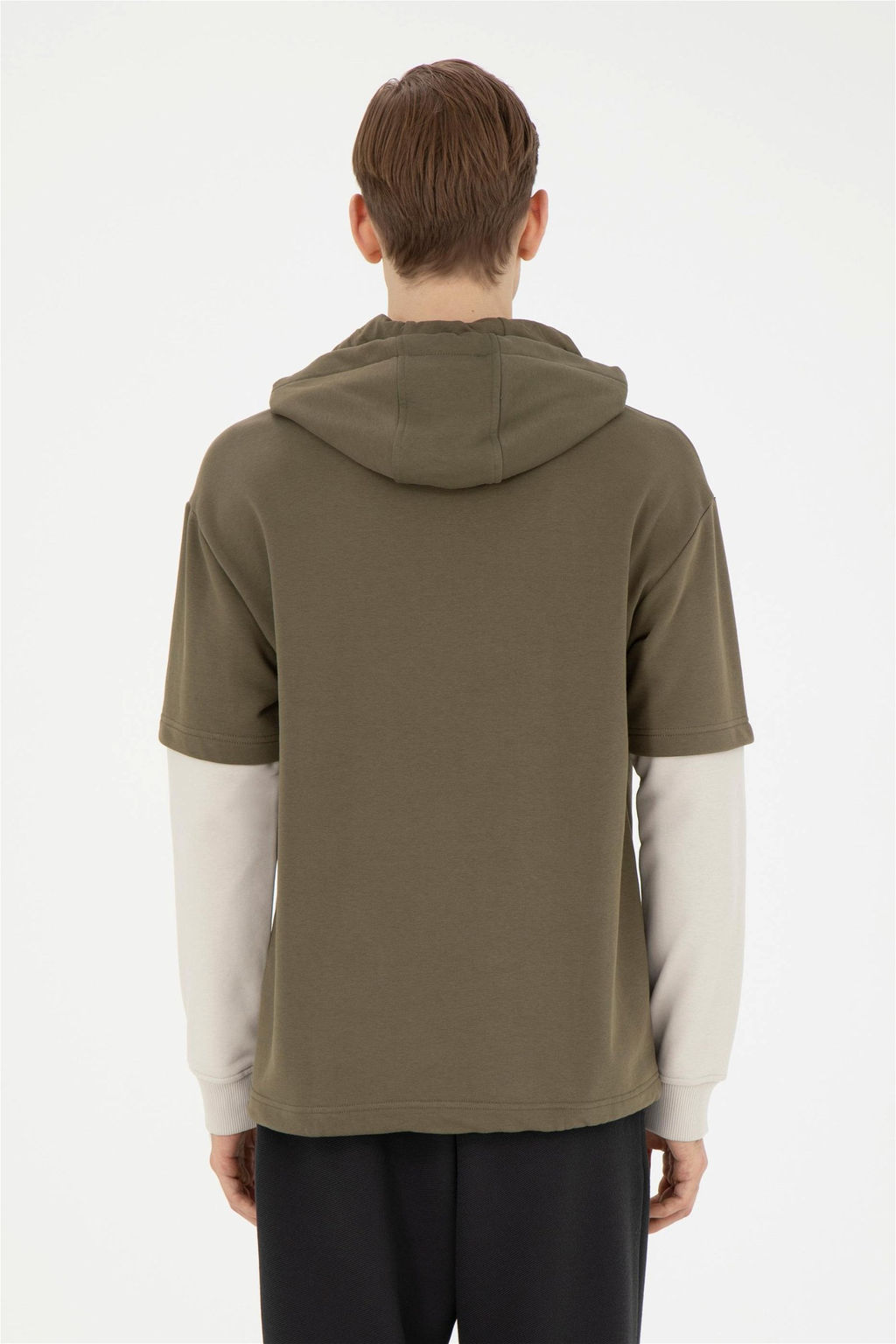 U. S. Polo Assn / Мужской свитшот цвета хаки - U.s. polo assn фото 5