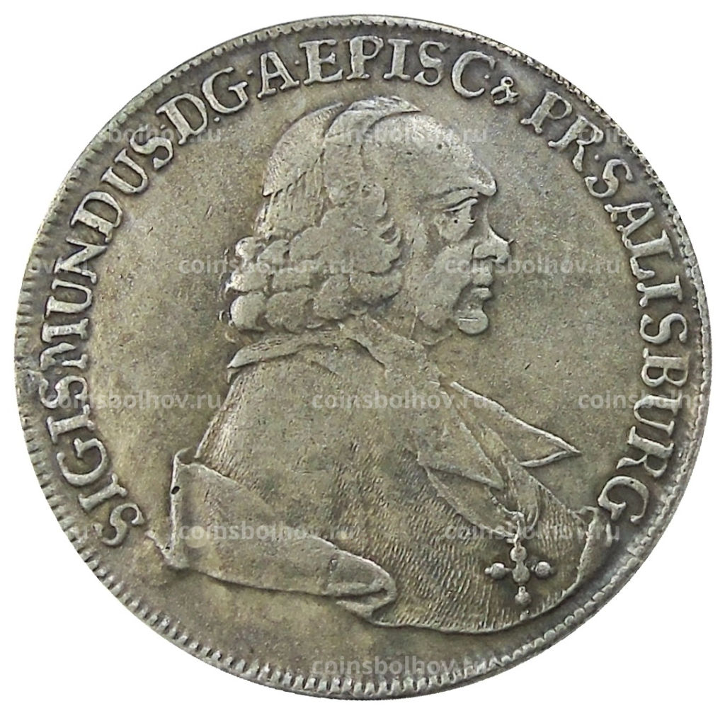 1 талер 1761 года Германские государства  Зальцбург  Копия