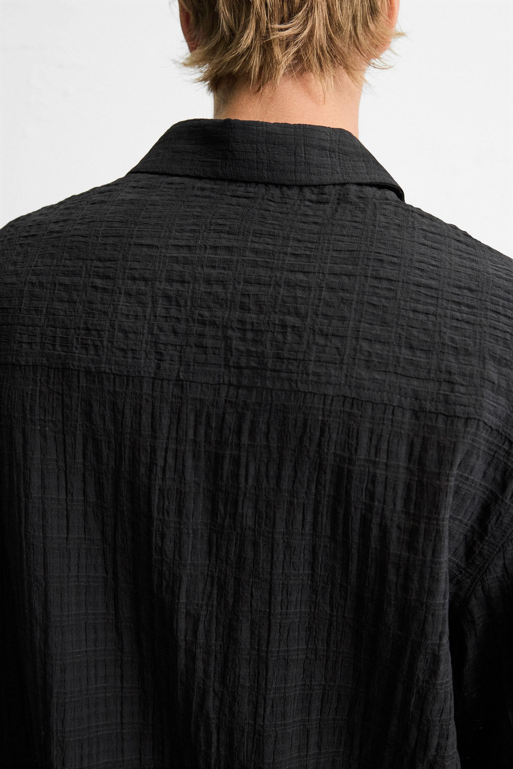 TEXTURED CHECK SHIRT - Zara фото 6