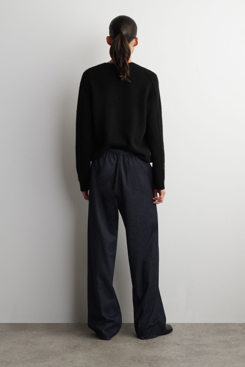 PANTAL?N VAQUERO CON CORD?N - H&m фото 3