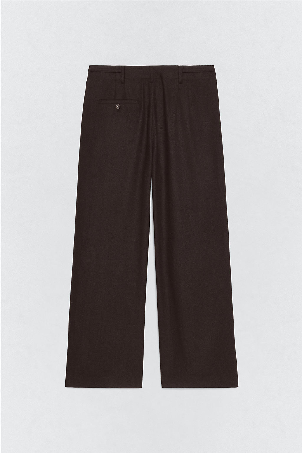 PLEATED FLANNEL SUIT TROUSERS SOSHIOTSUKI X ZARA фото 5