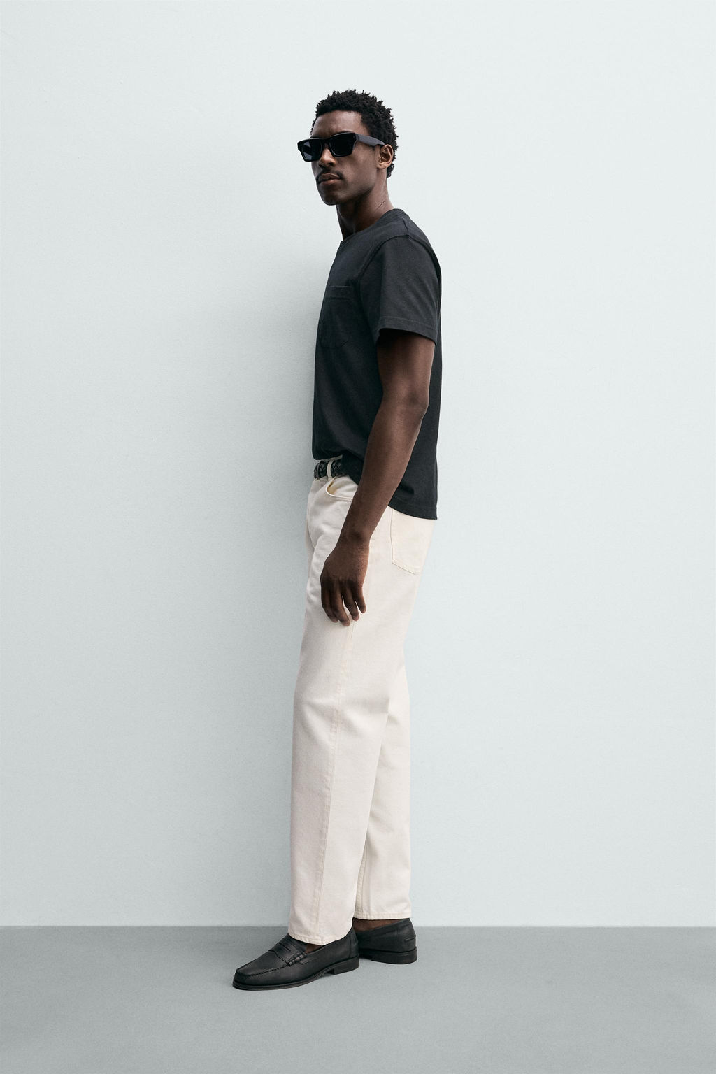 JEANS STRAIGHT FIT / Blanco - Zara фото 4