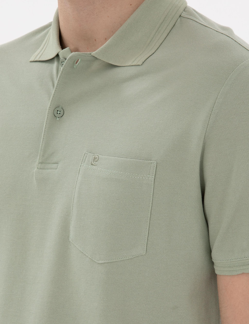 _a_la Ye_ili Regular Fit %100 Pamuk Polo Yaka Basic Ti__rt