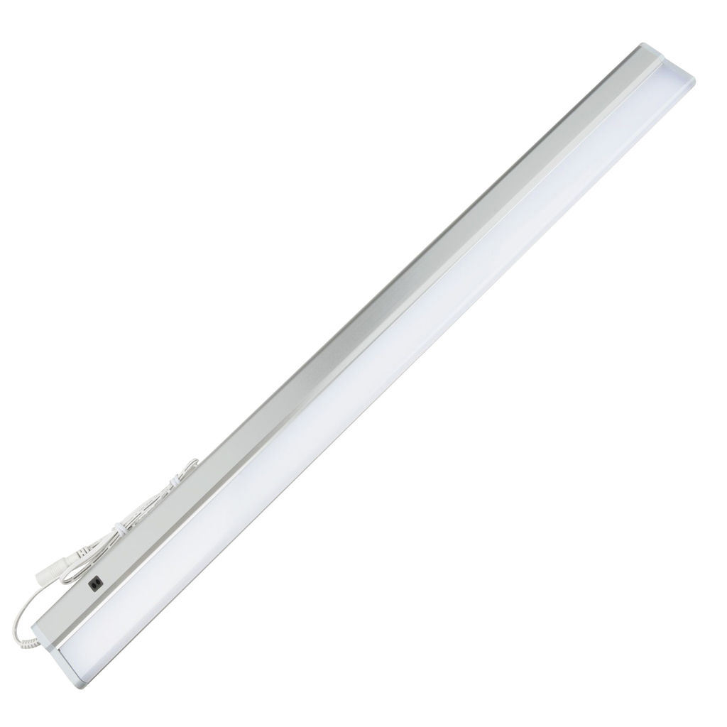 ULI-F41-9,5W4200K/DIM SENSOR IP20 SILVER Панель линейная светодиодная ультратонкая, с бесконтактным выключателем, диммер.600х53х14мм. 540Lm. Серебристый. ТМ Uniel