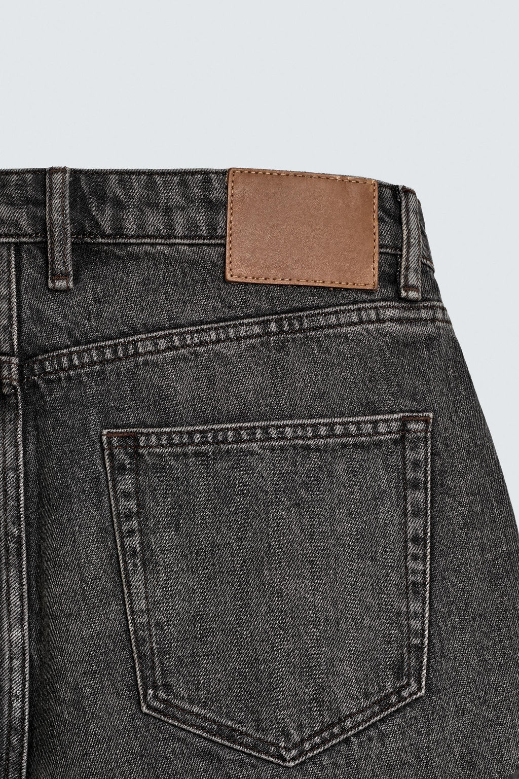 BERMUDA DENIM RELAXED FIT / Gris oscuro