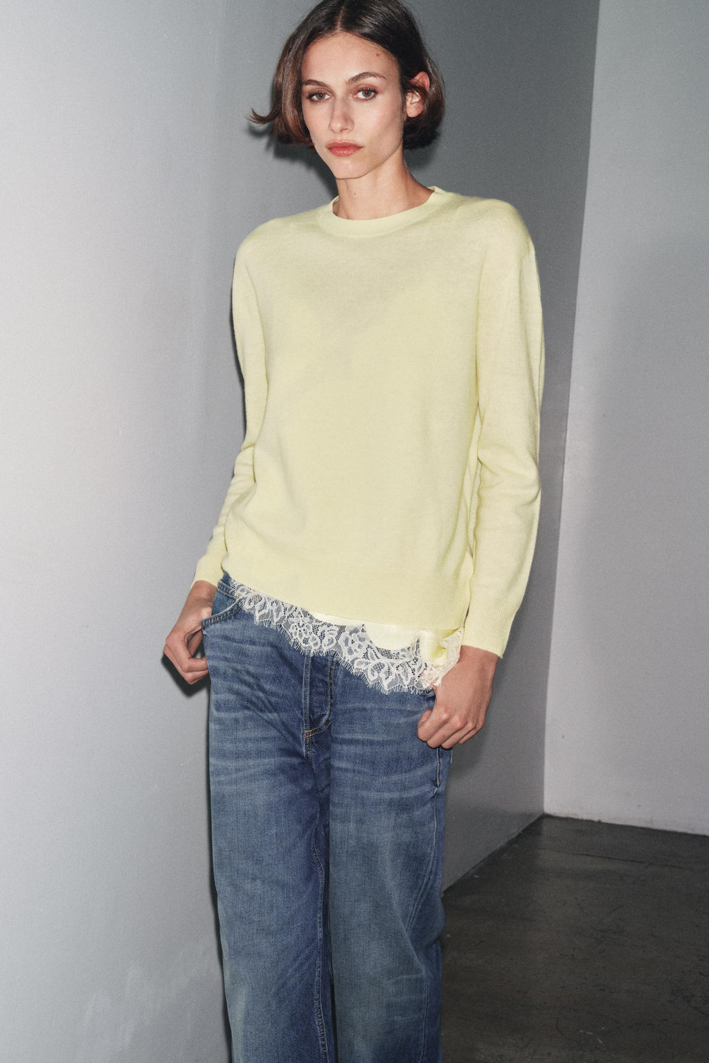 100% EXTRA SOFT WOOL KNIT SWEATER - Zara фото 2