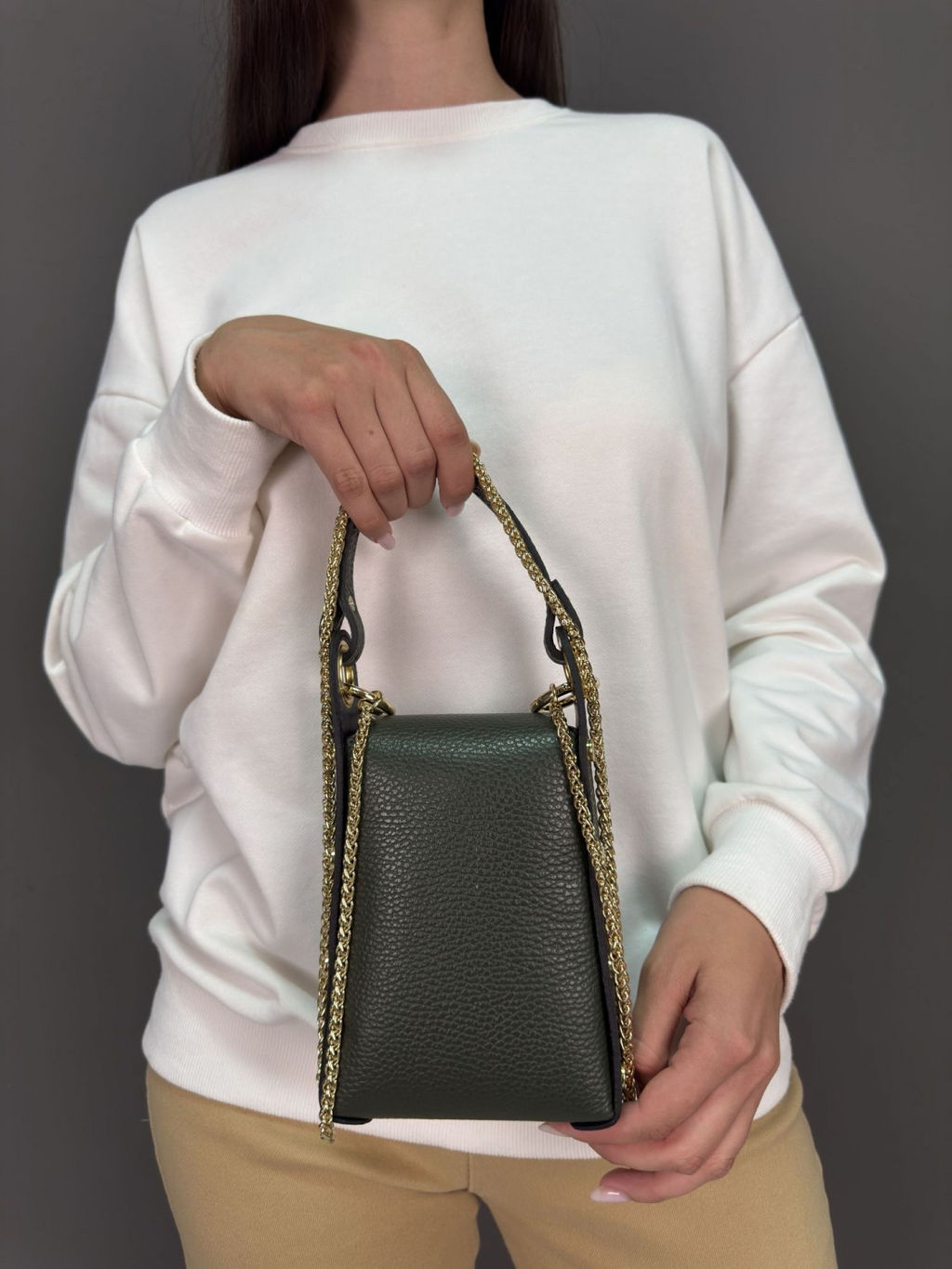 Сумка женская из телячьей кожи