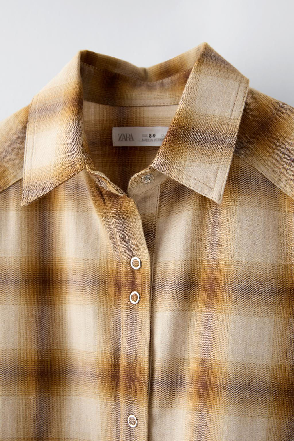 CHECK SHIRT - Zara фото 4