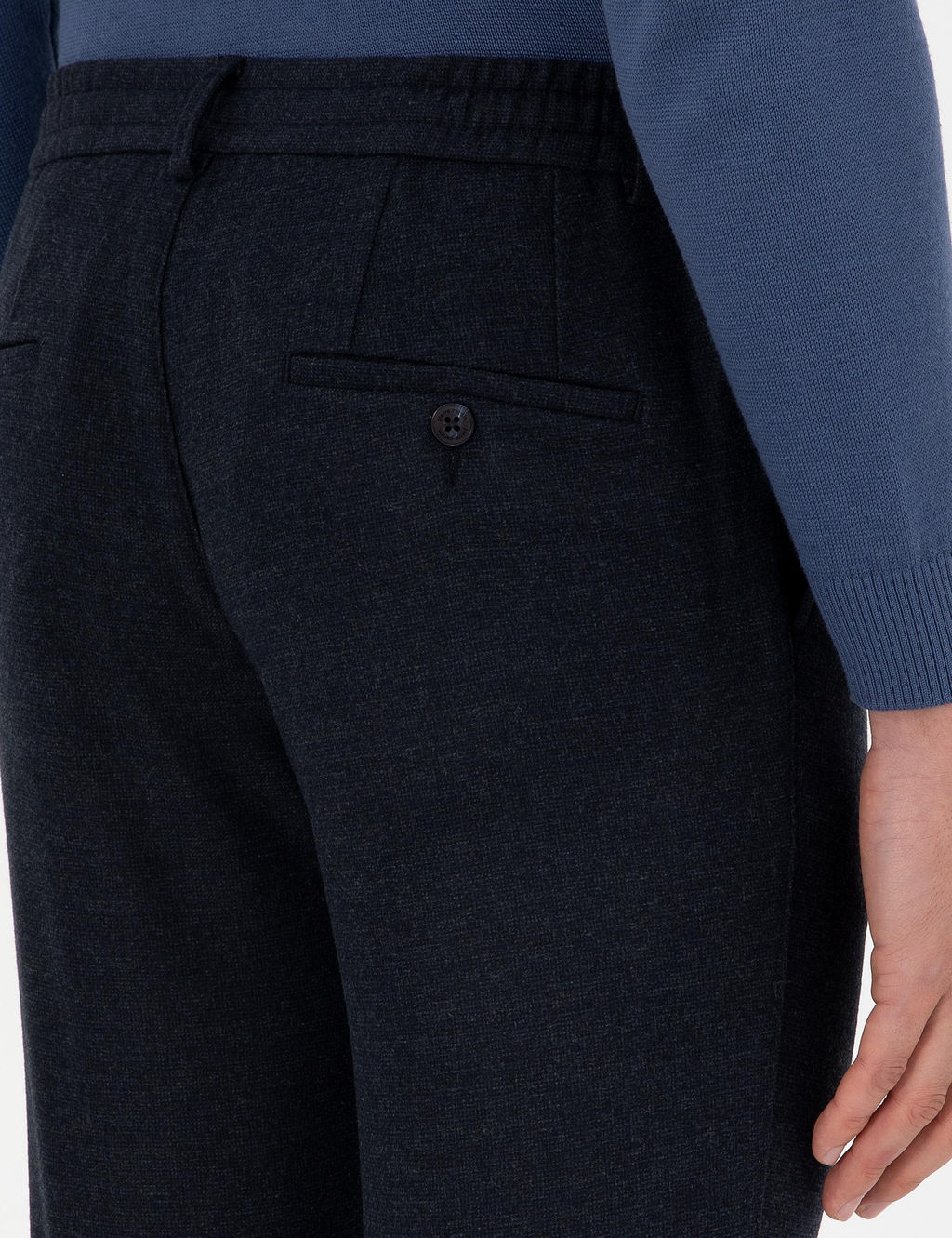 Lacivert Ex. Slim Fit Kuma_ Pantolon