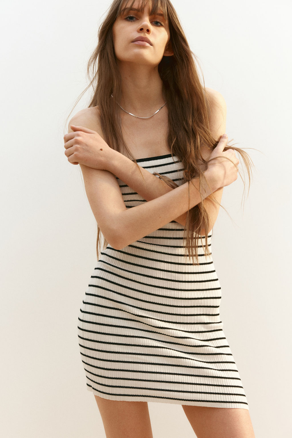 Vestido bandeau en punto de canal? - H&m фото 7