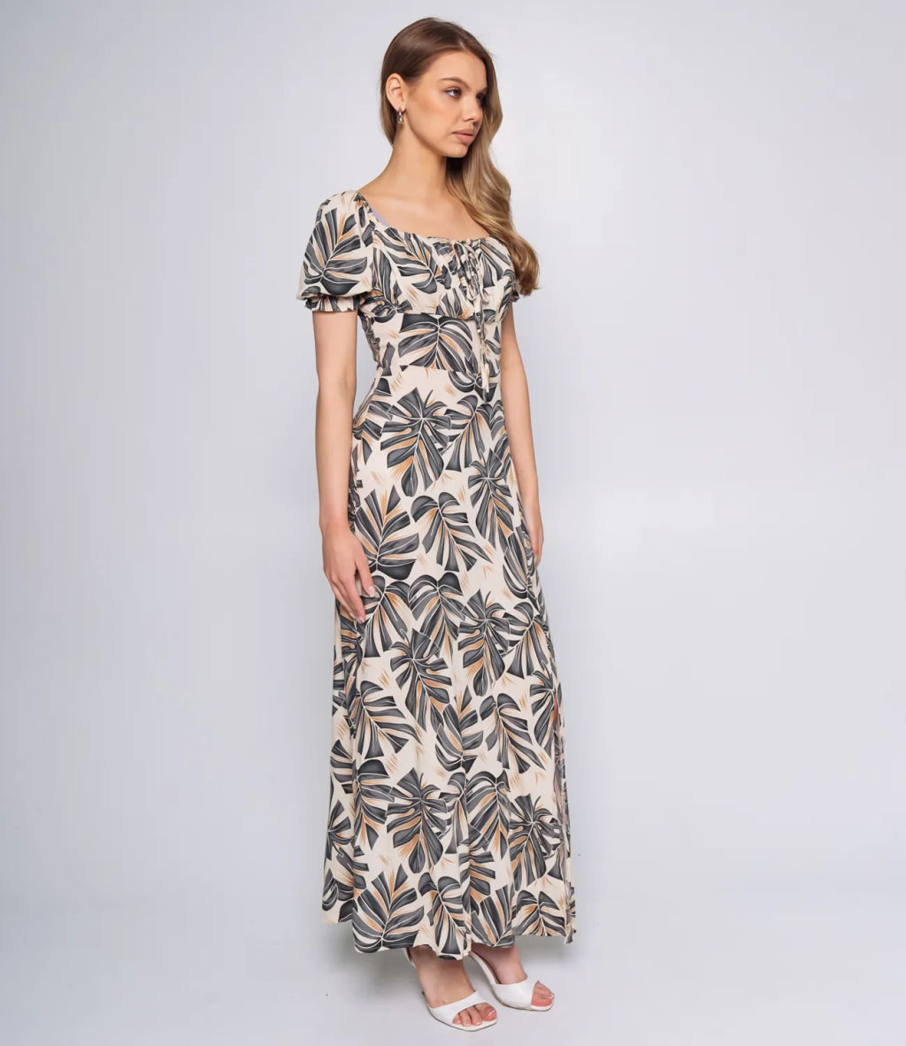 Платье #ОКТ035003, серый - Dommod фото 3