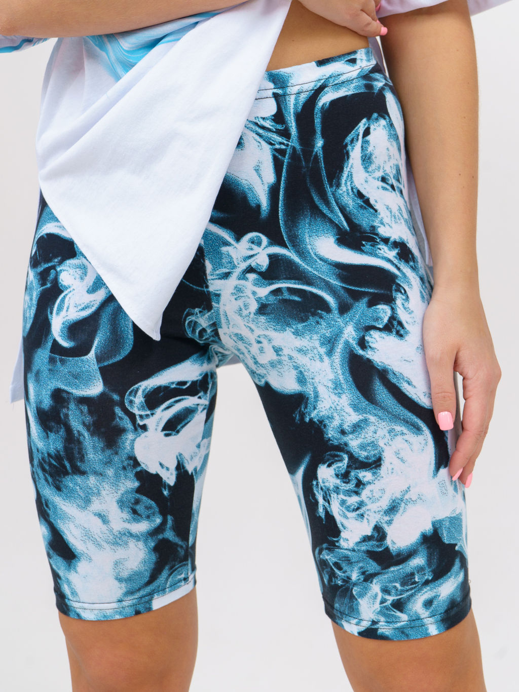 910 Костюм "белый/голубой"