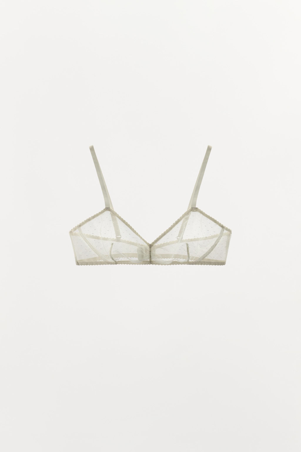 SUJETADOR MESH LUNARES / Crudo - Zara фото 4