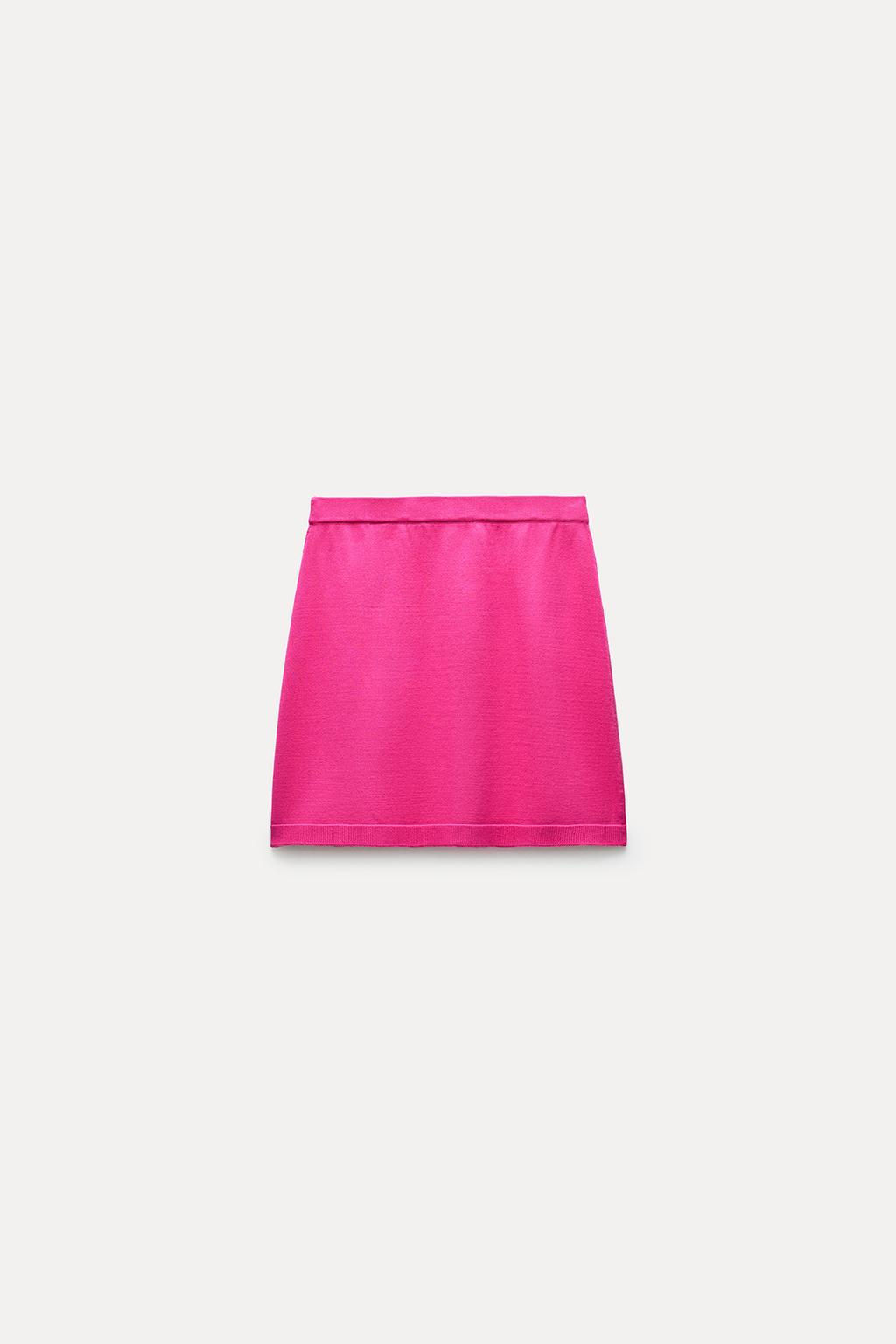 BASIC PLAIN KNIT SKIRT - Zara фото 11