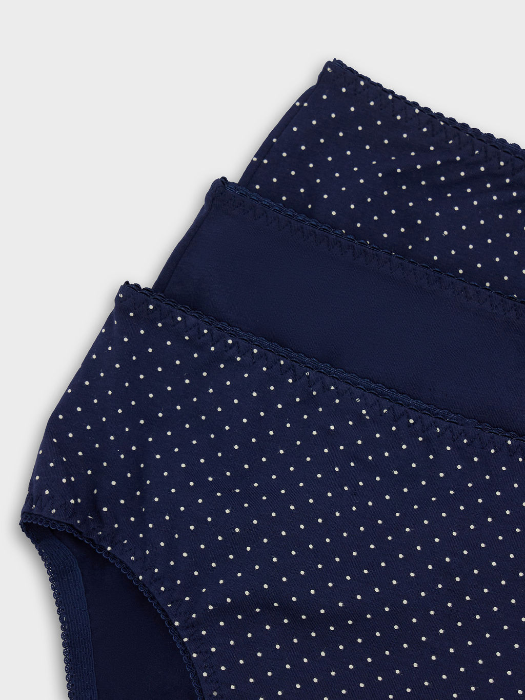 Цена за 2 штуки! Трусы макси женские синие в наборе, 3 шт - Mark formelle фото 10