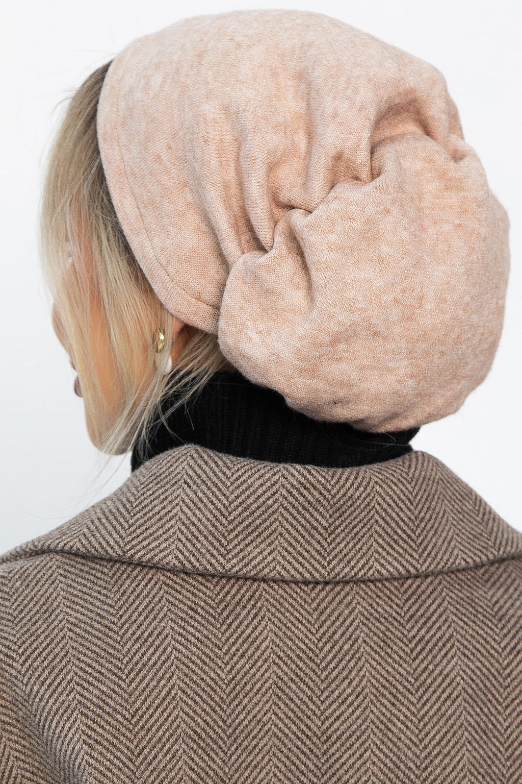 Чалма с резинкой (бежевая) ЧР6-23М