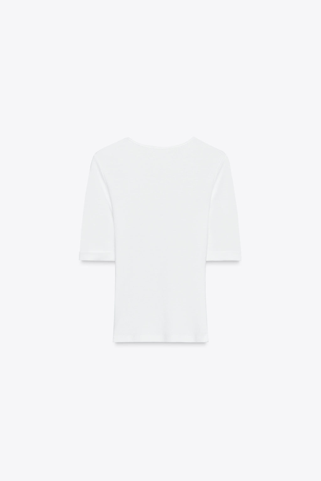 WASHED COTTON T-SHIRT - Zara фото 7