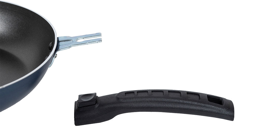 Калитва Сковорода 24 без крышки со съемной ручкой Сатин  фото 4