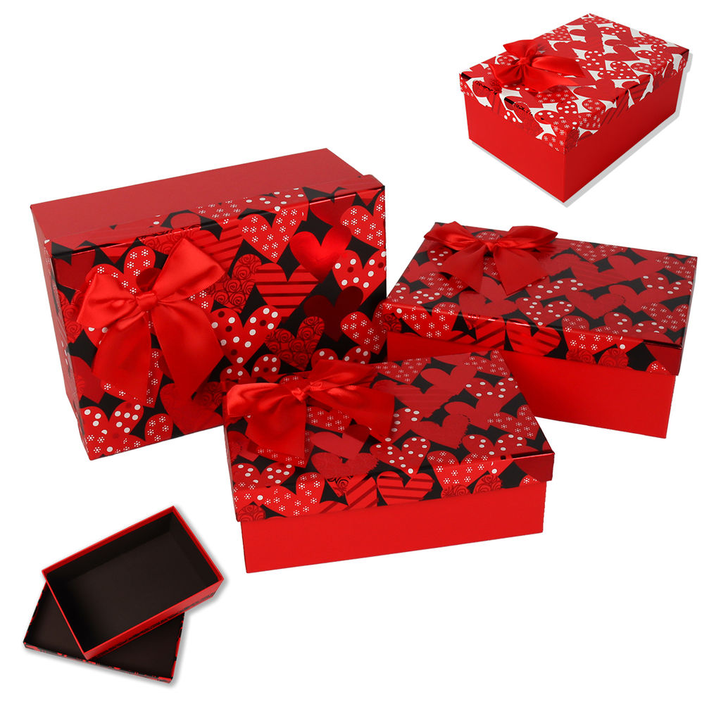 Коробка подарочная Прямоугольная набор 3 штуки / 2316-73 /уп 36/ - Галеонтрейд фото 2