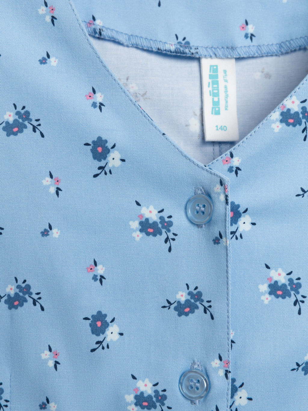 ACOOLA / Платье детское для девочек Valen голубой принт  фото 4