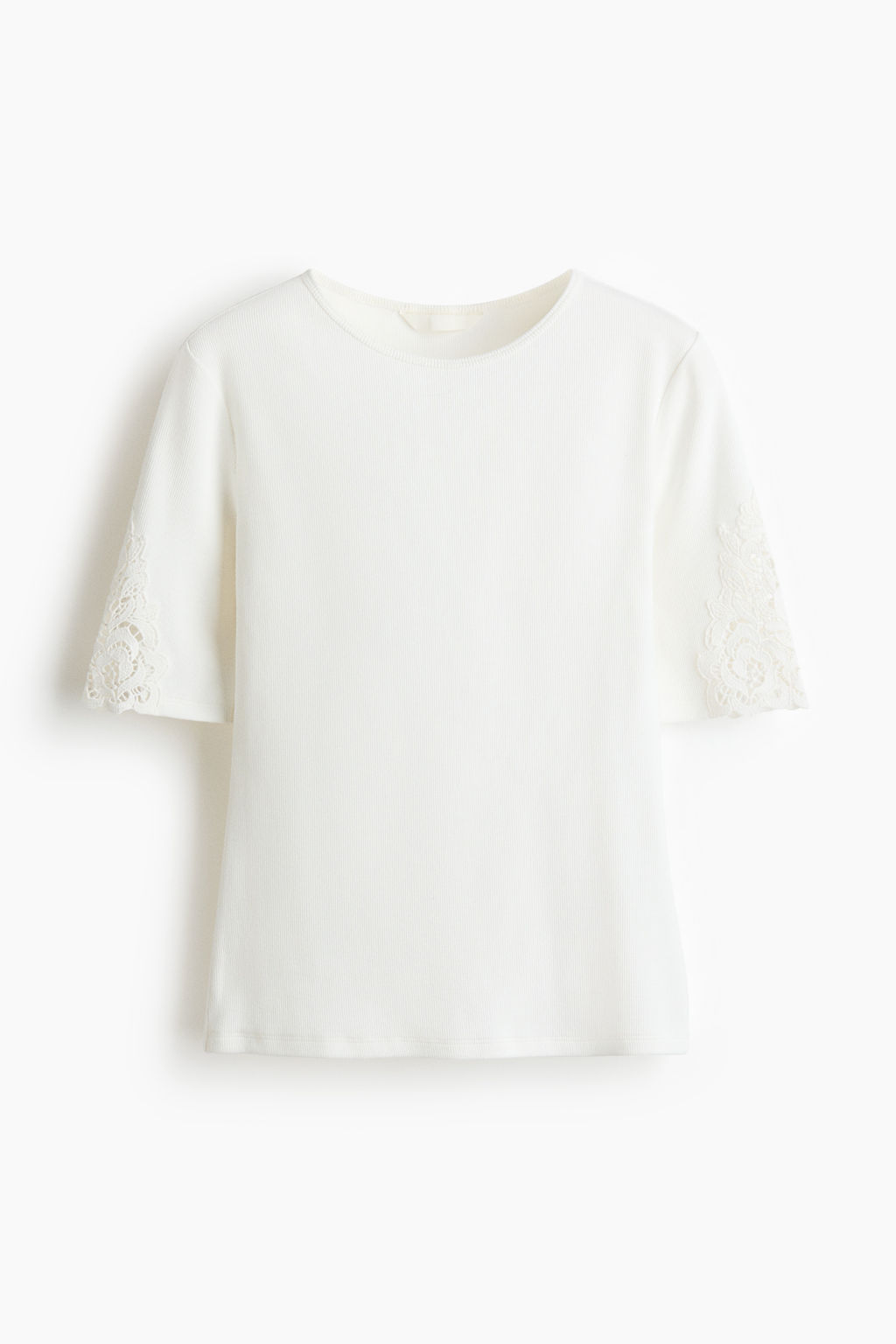 Top de canal? con inserciones de encaje - H&m фото 4