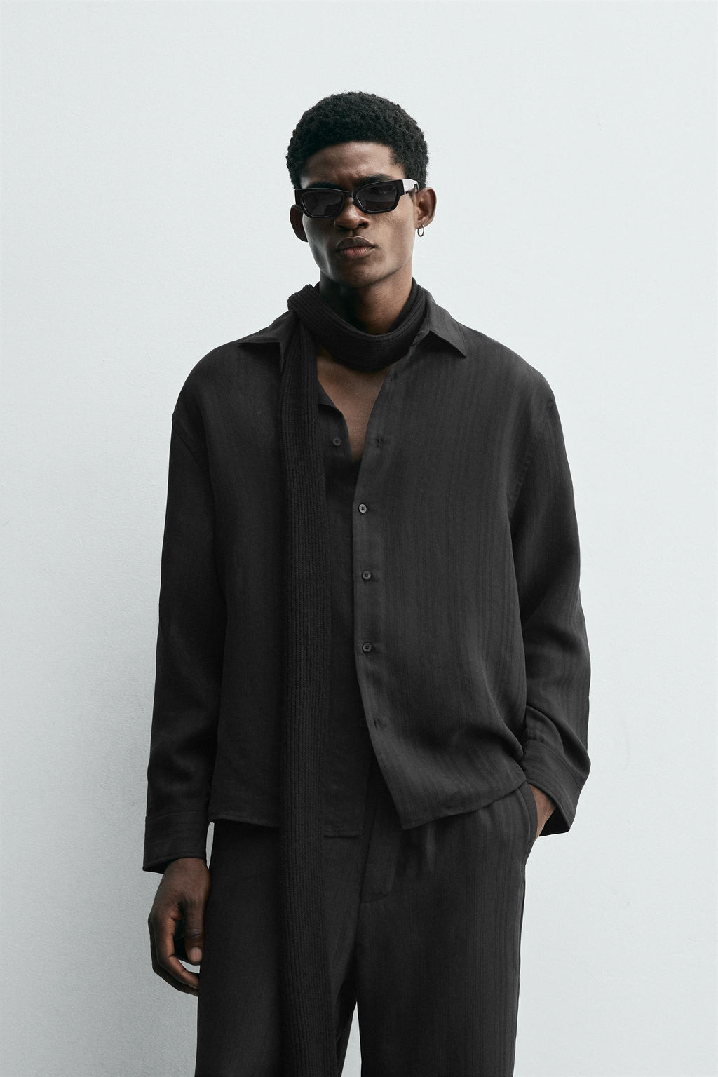 STRIPED JACQUARD SHIRT - Zara фото 2