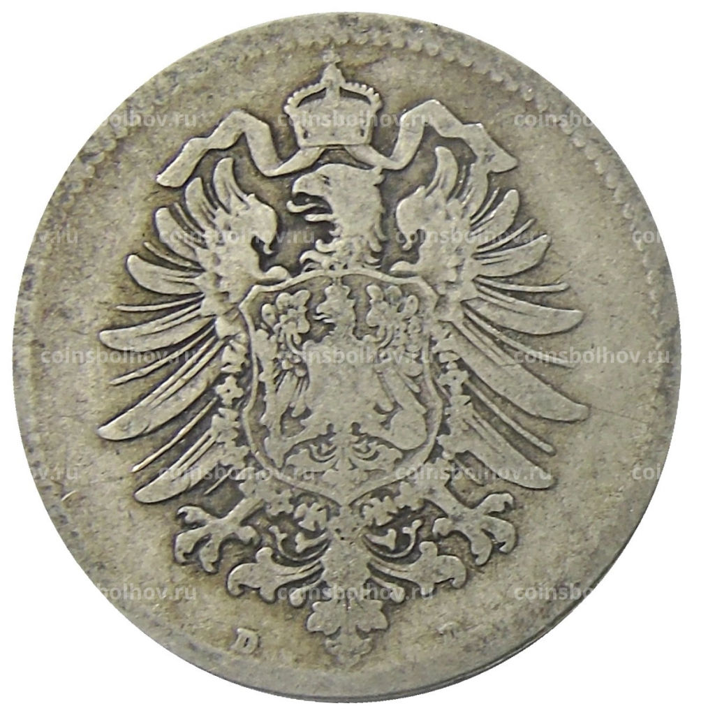 1 марка 1881 года D Германия