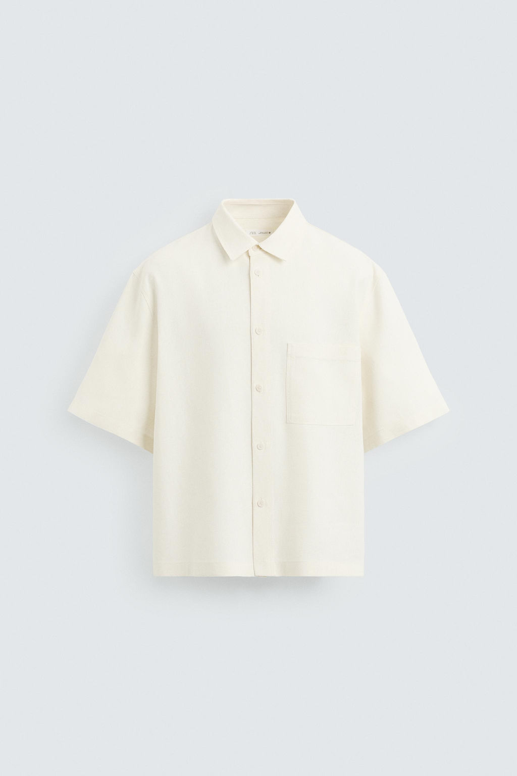 VISCOSE AND JUTE SHIRT - Zara фото 8