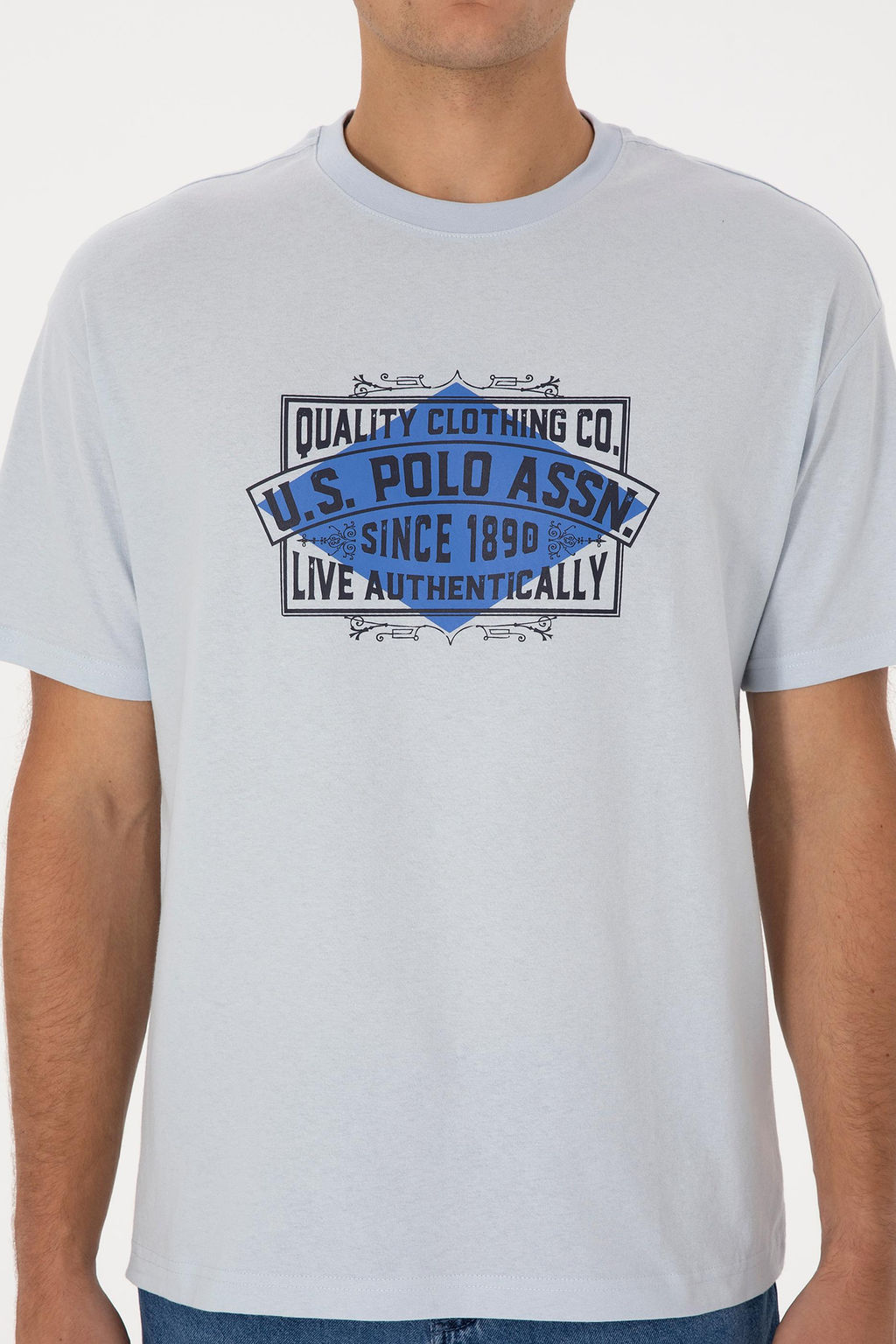 Erkek A__k Mavi Ti__rt - U.s. polo assn фото 6