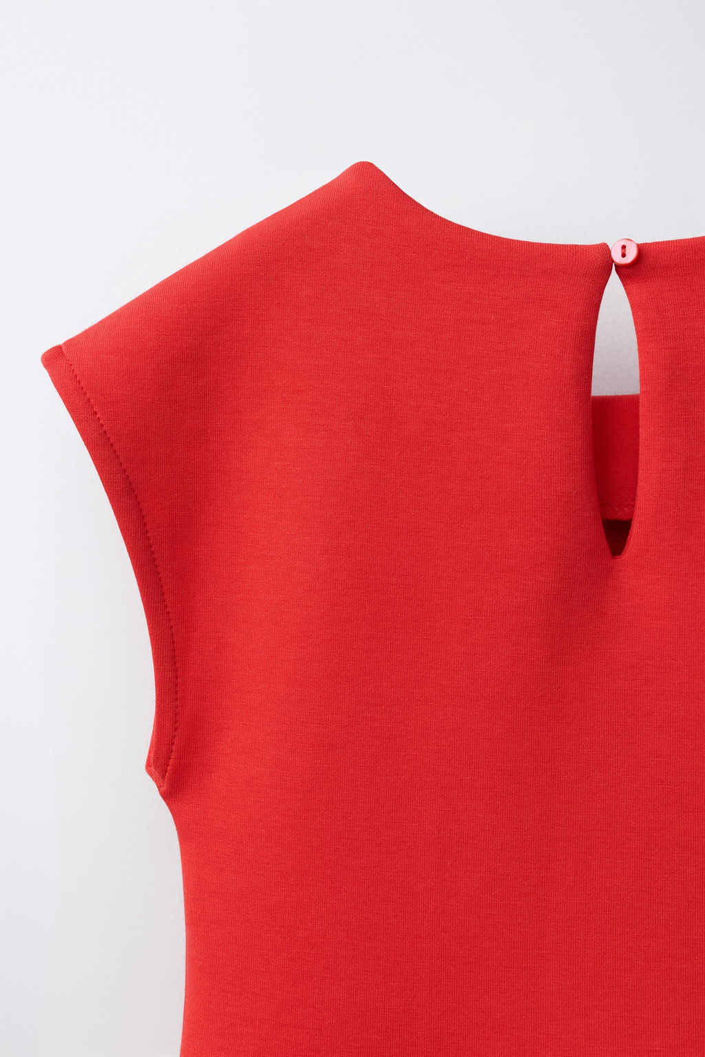 VESTIDO PUNTO ROMA / Rojo - Zara фото 5