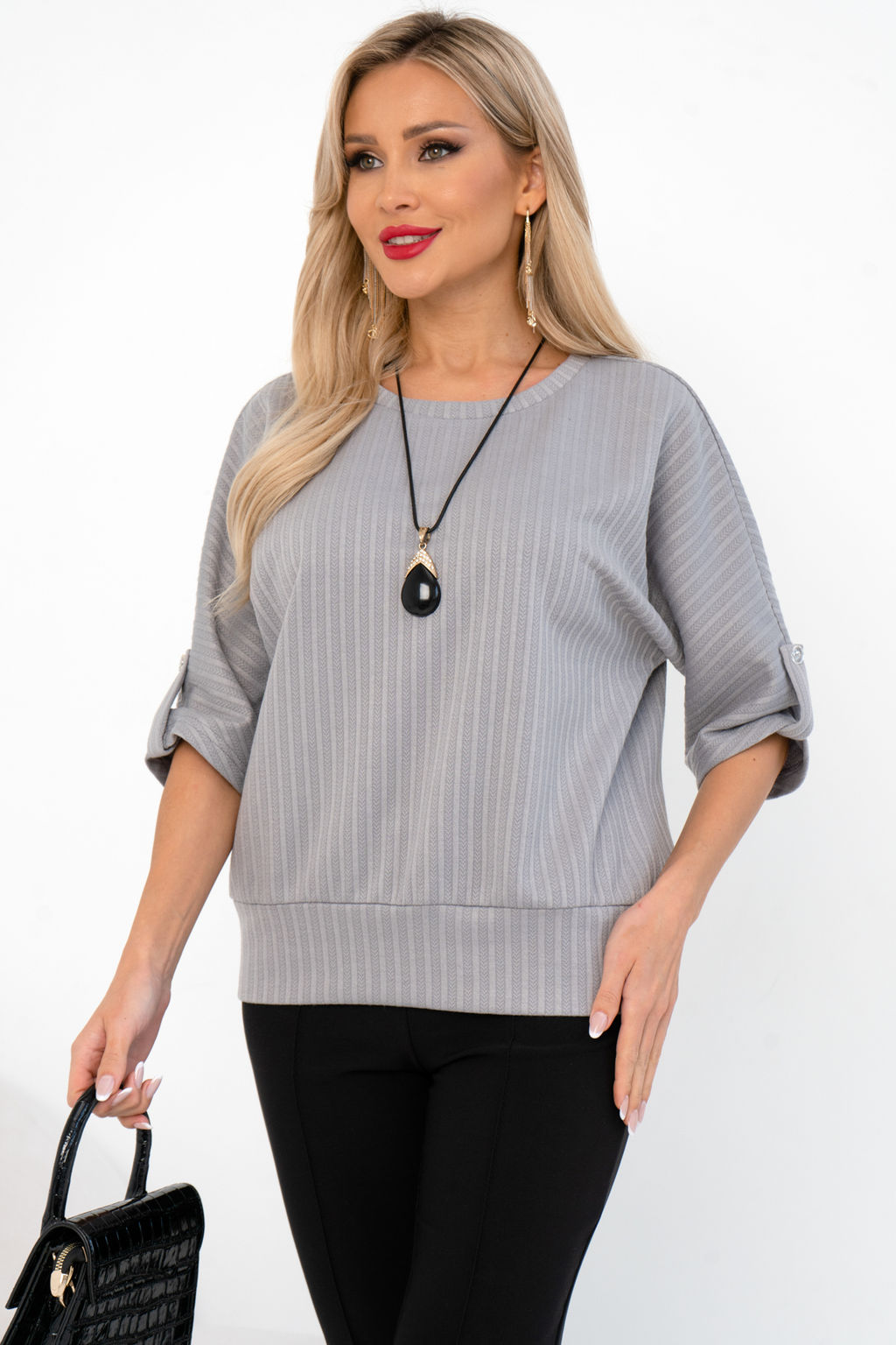 Джемпер Дарина (серый) Дж-103/6 - Николь фото 2