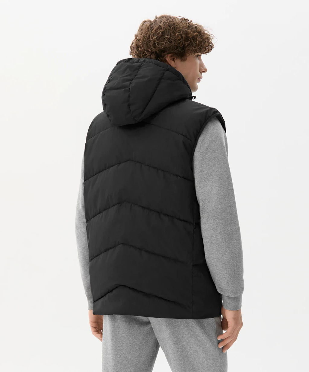 Жилет утепленный c капюшоном JOGEL ESSENTIAL PerFormPROOF Padded Hooded Vest, черный  фото 7