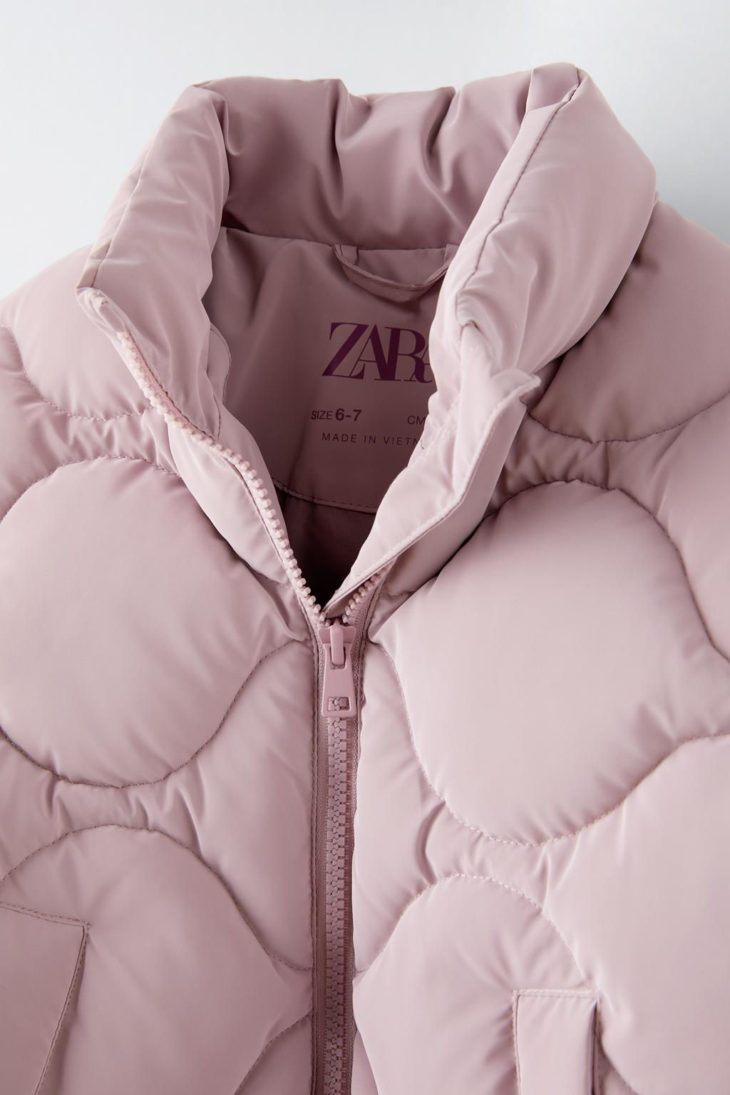 RUBBERISED PUFFER DOWN JACKET - Zara фото 9
