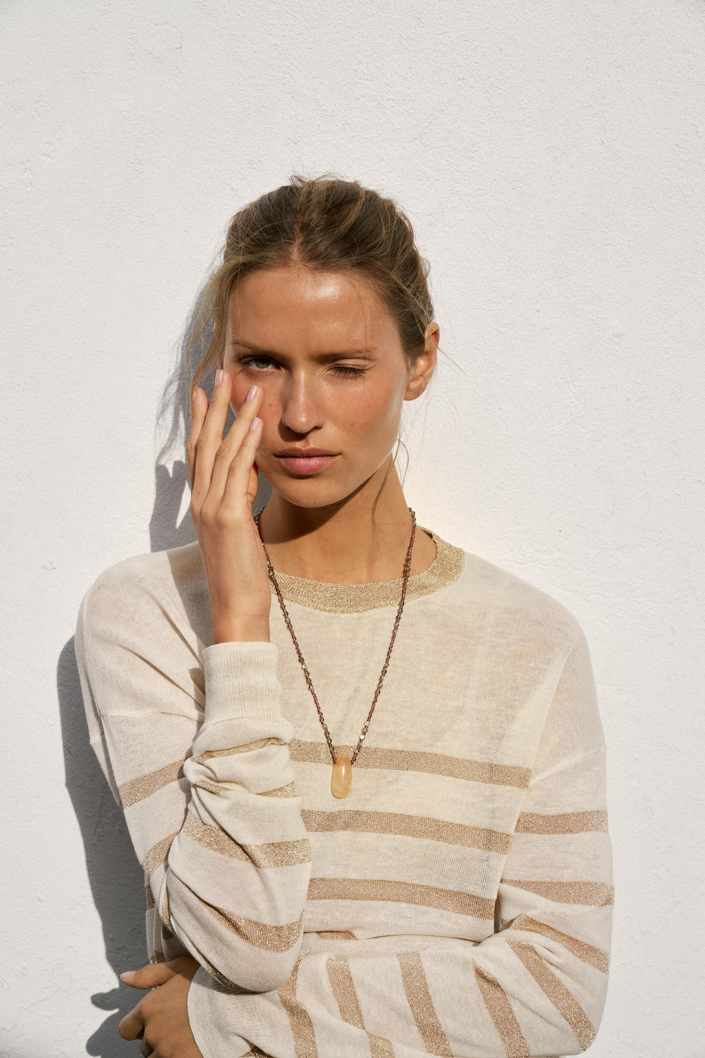 JERSEY PUNTO RAYAS HILO METALIZADO / 975 - Zara фото 4