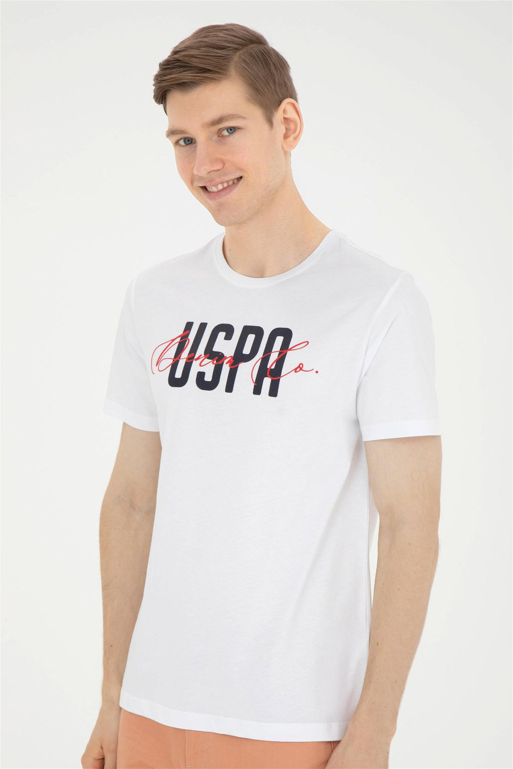 Мужская белая футболка - U.s. polo assn фото 3