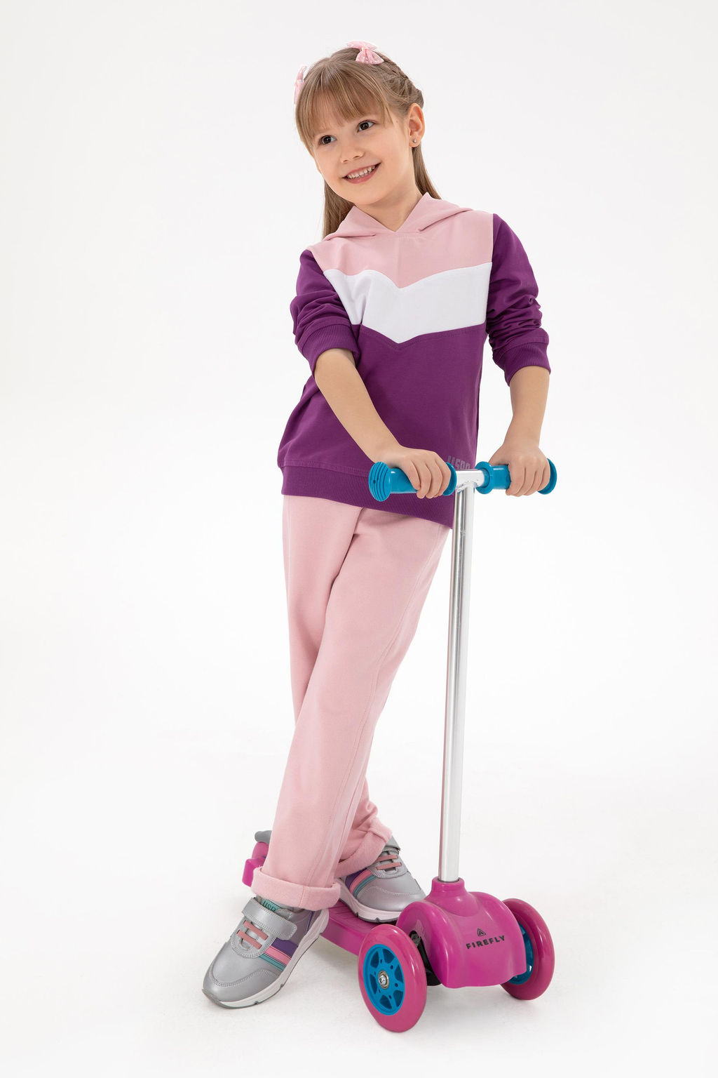 Фиолетовый свитшот для девочки Неожиданная скидка в корзине - U.s. polo assn фото 5