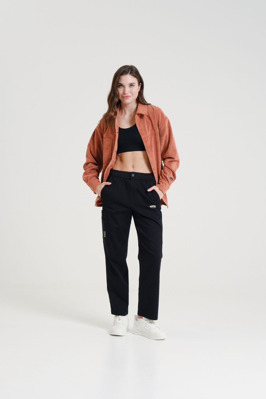 Рубашка Оранжевый ANTA SKATE LS Shirt  фото 4