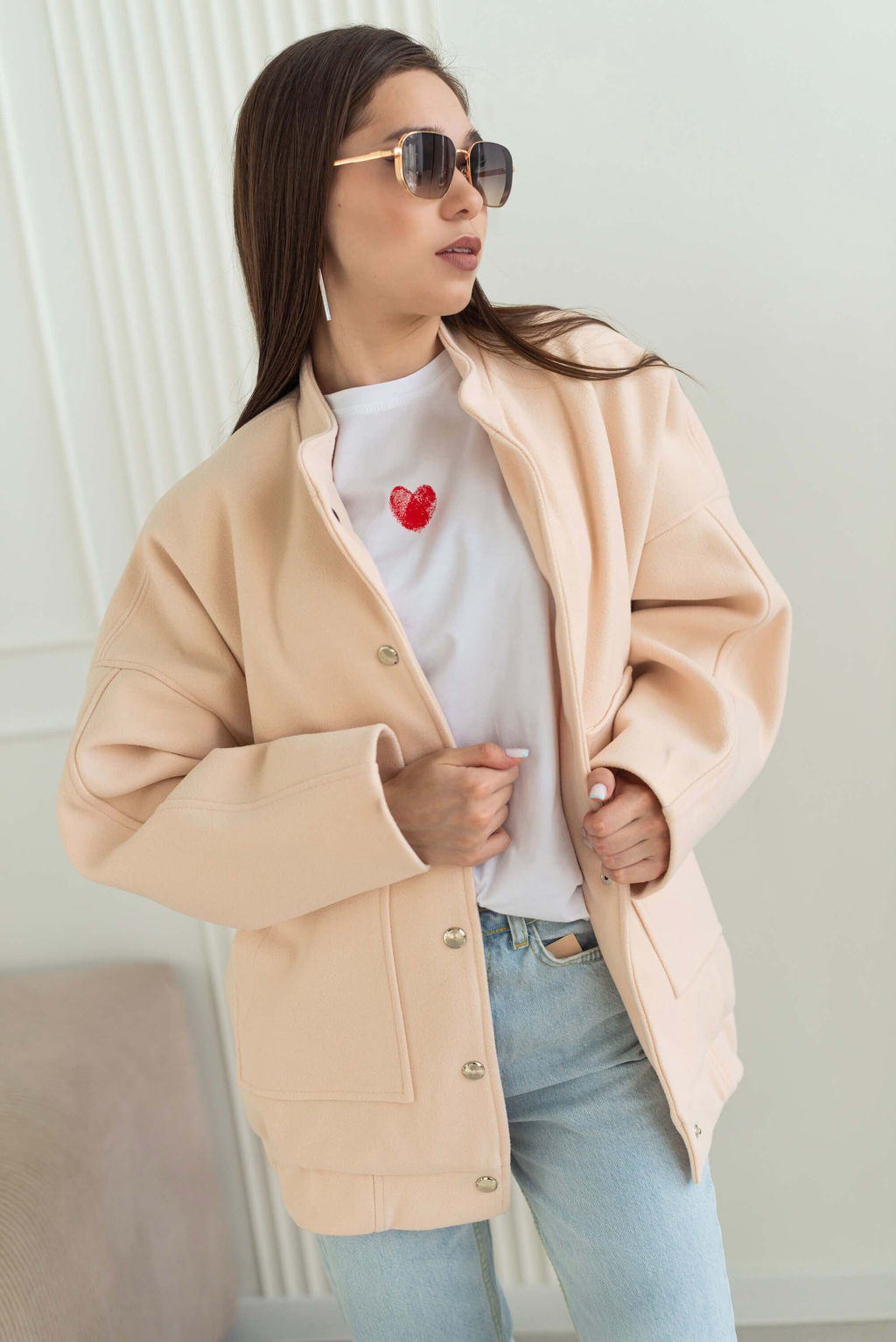 Бомбер Тайла (персиковый) - Nadi bordo фото 5