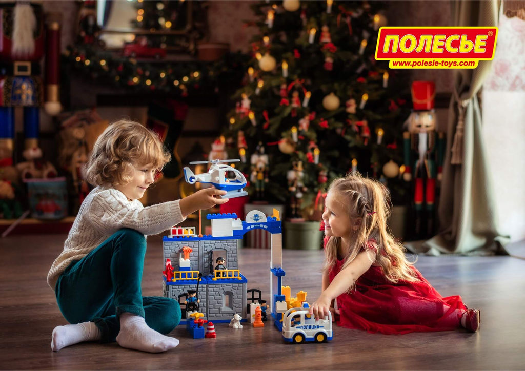 Конструктор Макси - Полицейский участок (94 элемента) (в коробке) - Полесье фото 9