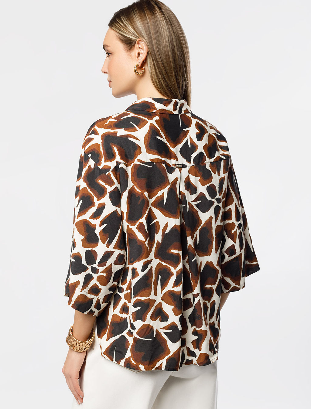 VILATTE / Блузка из вискозы с лиоцеллом  фото 4