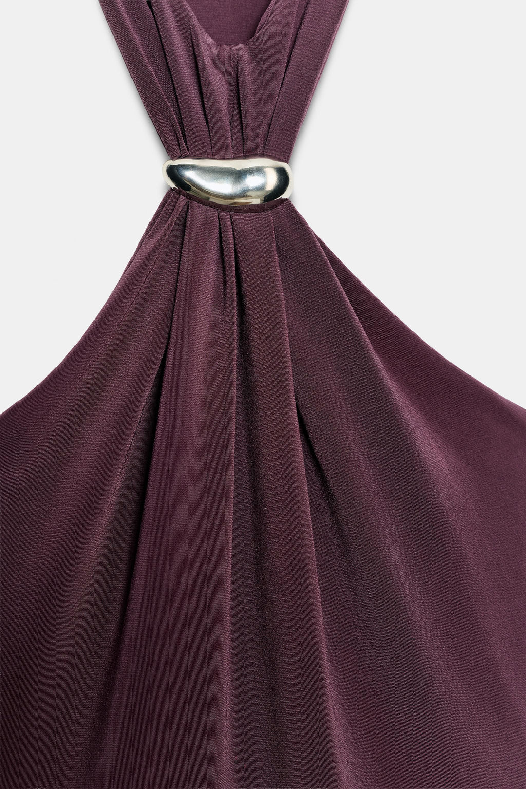 BOBY FRUNCES APLIQUE / Berenjena oscuro - Zara фото 3