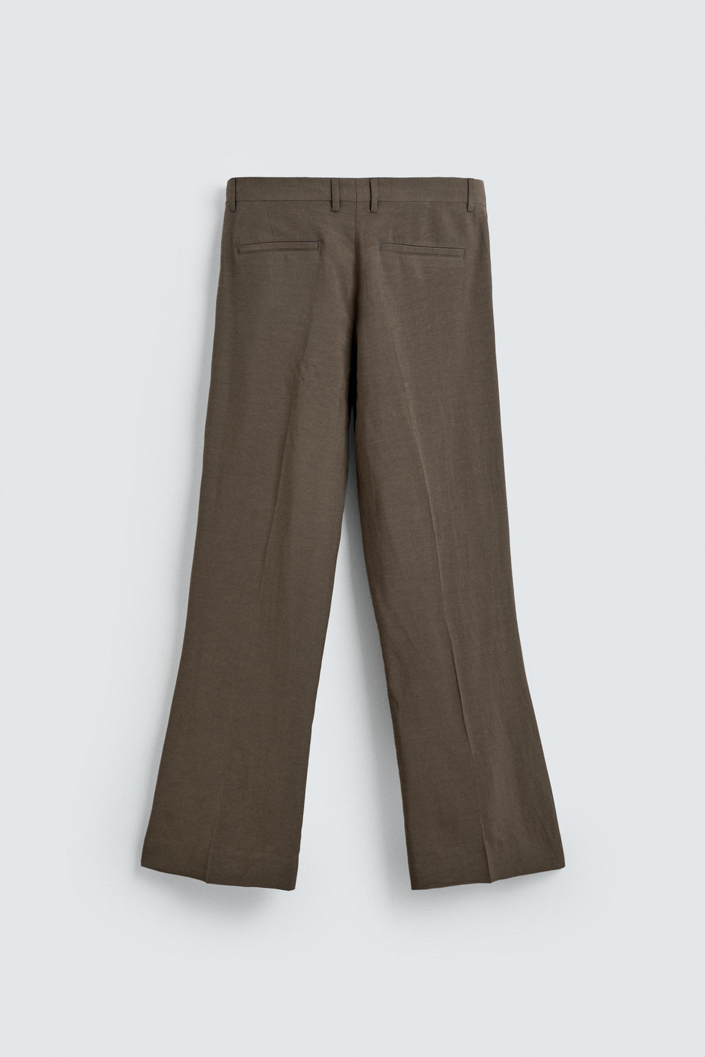 PANTAL?N REGULAR FIT TRAJE 100% LINO / Aceite - Zara фото 8