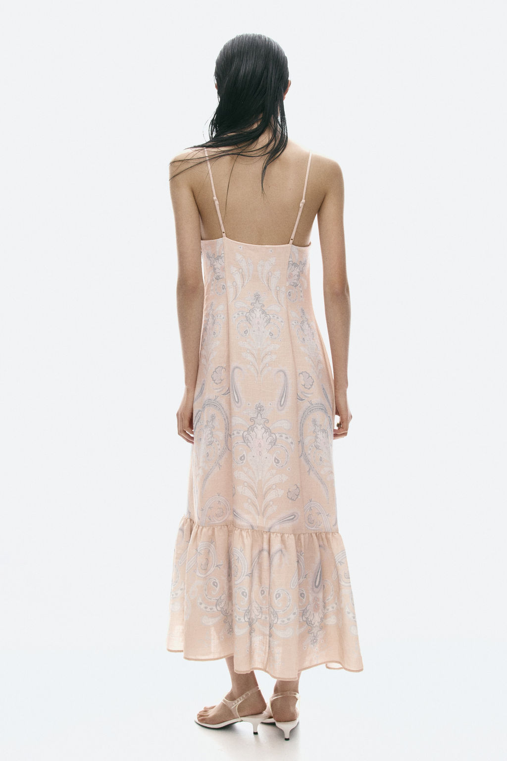 Vestido de tirantes con volante - H&m фото 3