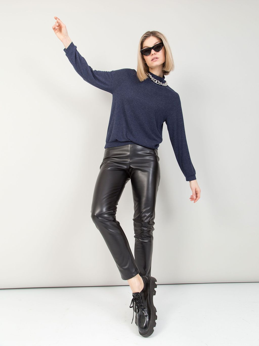 Джемпер PRIZ с рукавом покроя реглан - Stilla фото 10