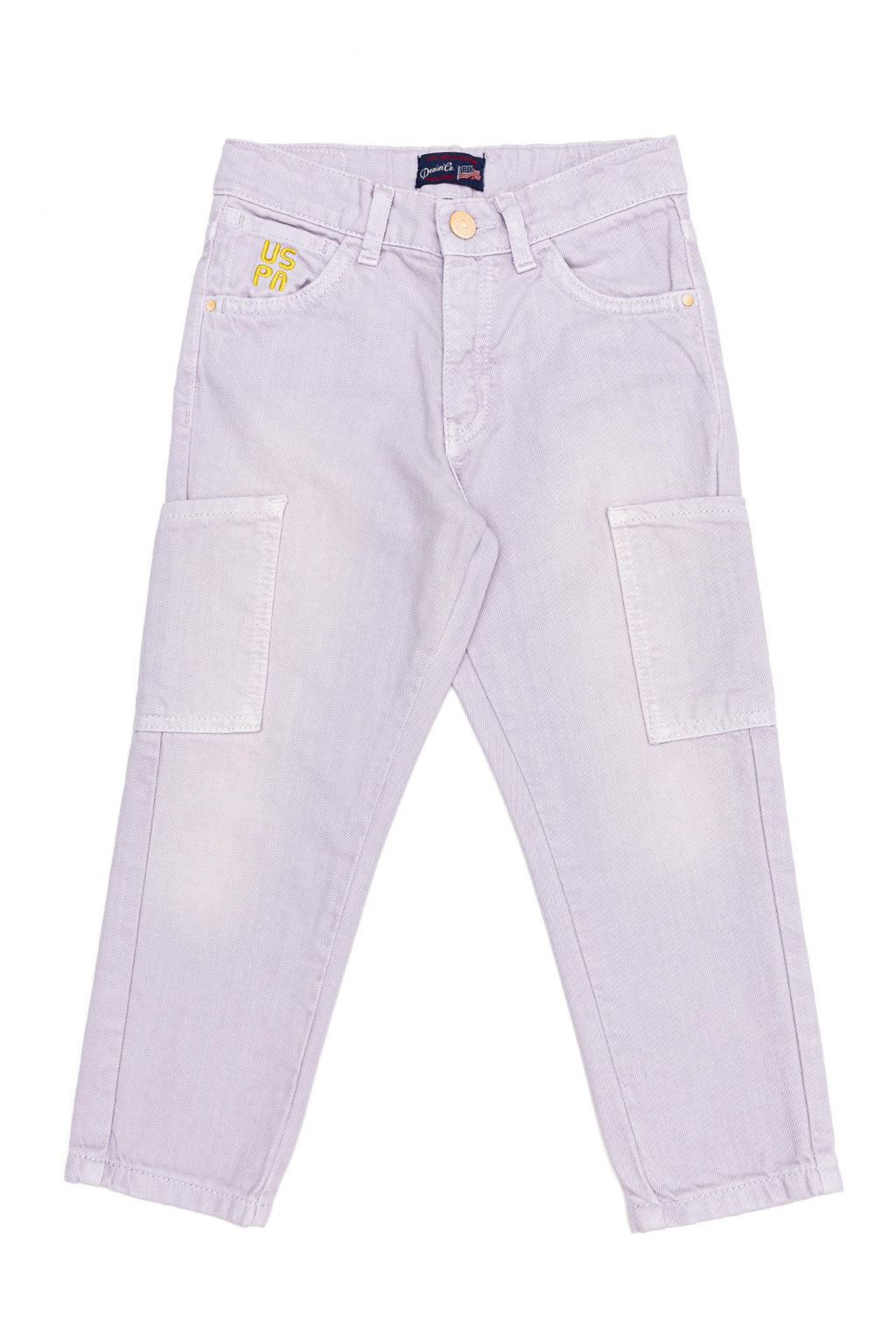 U. S. Polo Assn Сиреневые джинсовые брюки для девочки - U.s. polo assn фото 4