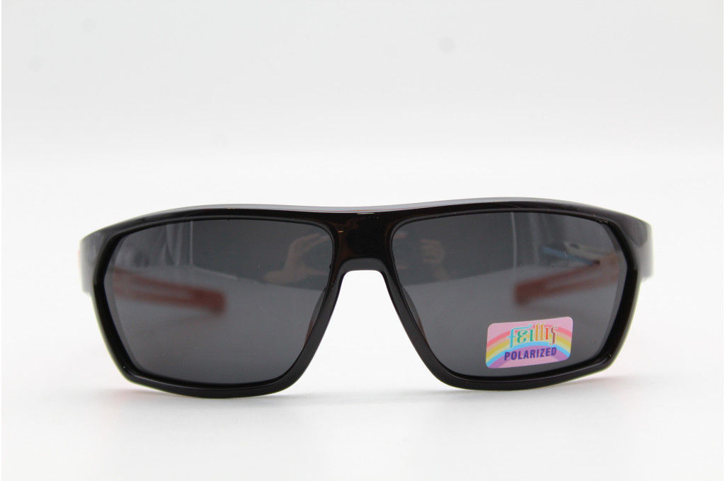 Солнцезащитные очки Feillis Polarized (детские) 66650 57-11-120 черн.глянец