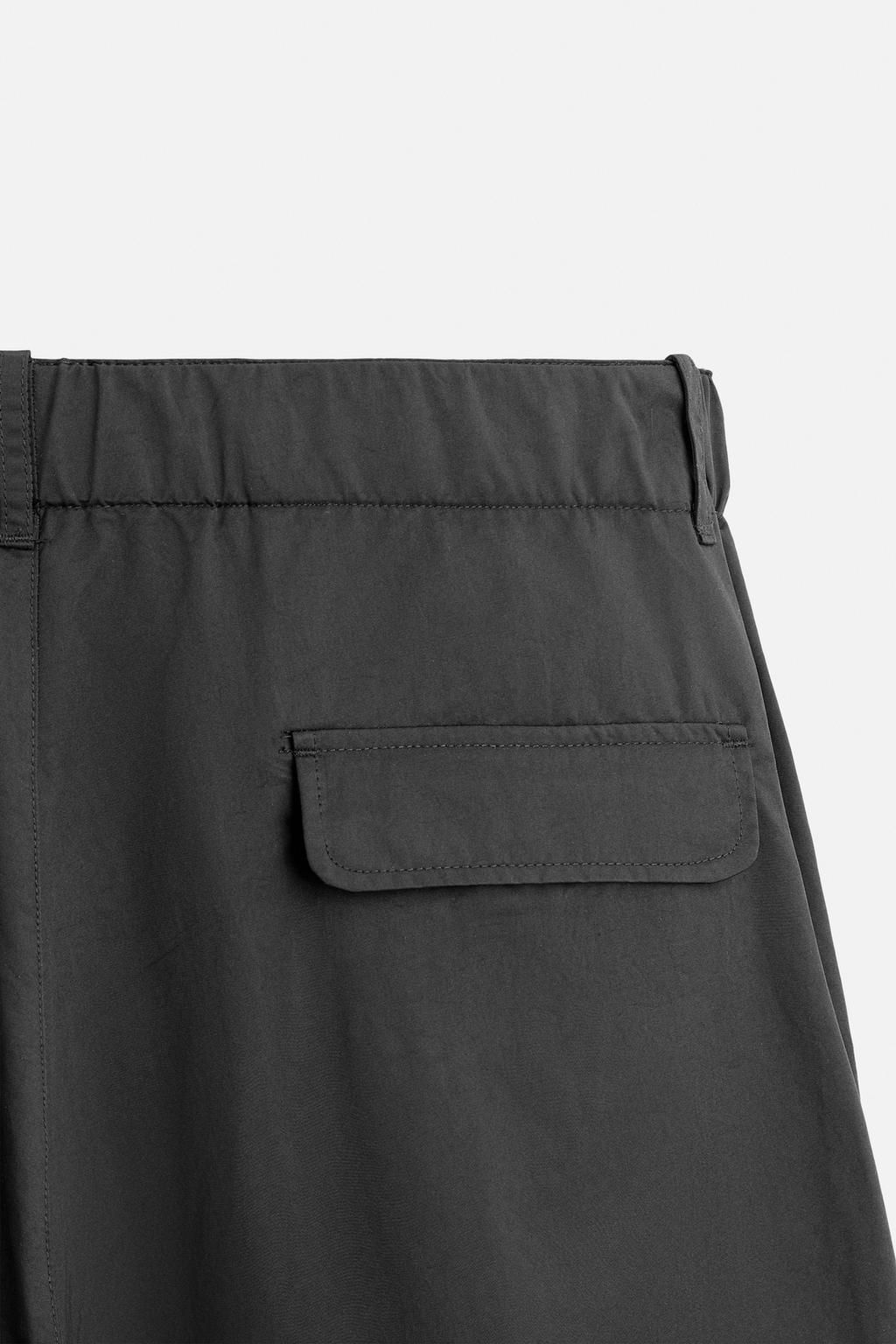 TECHNICAL PARACHUTE TROUSERS - Zara фото 9