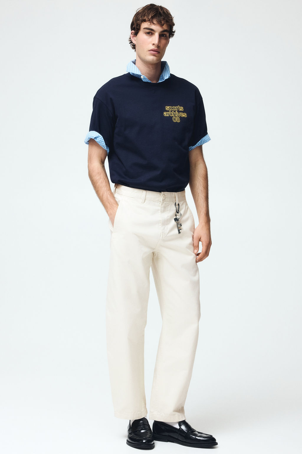 Chinos barrel Relaxed Fit - H&m фото 3