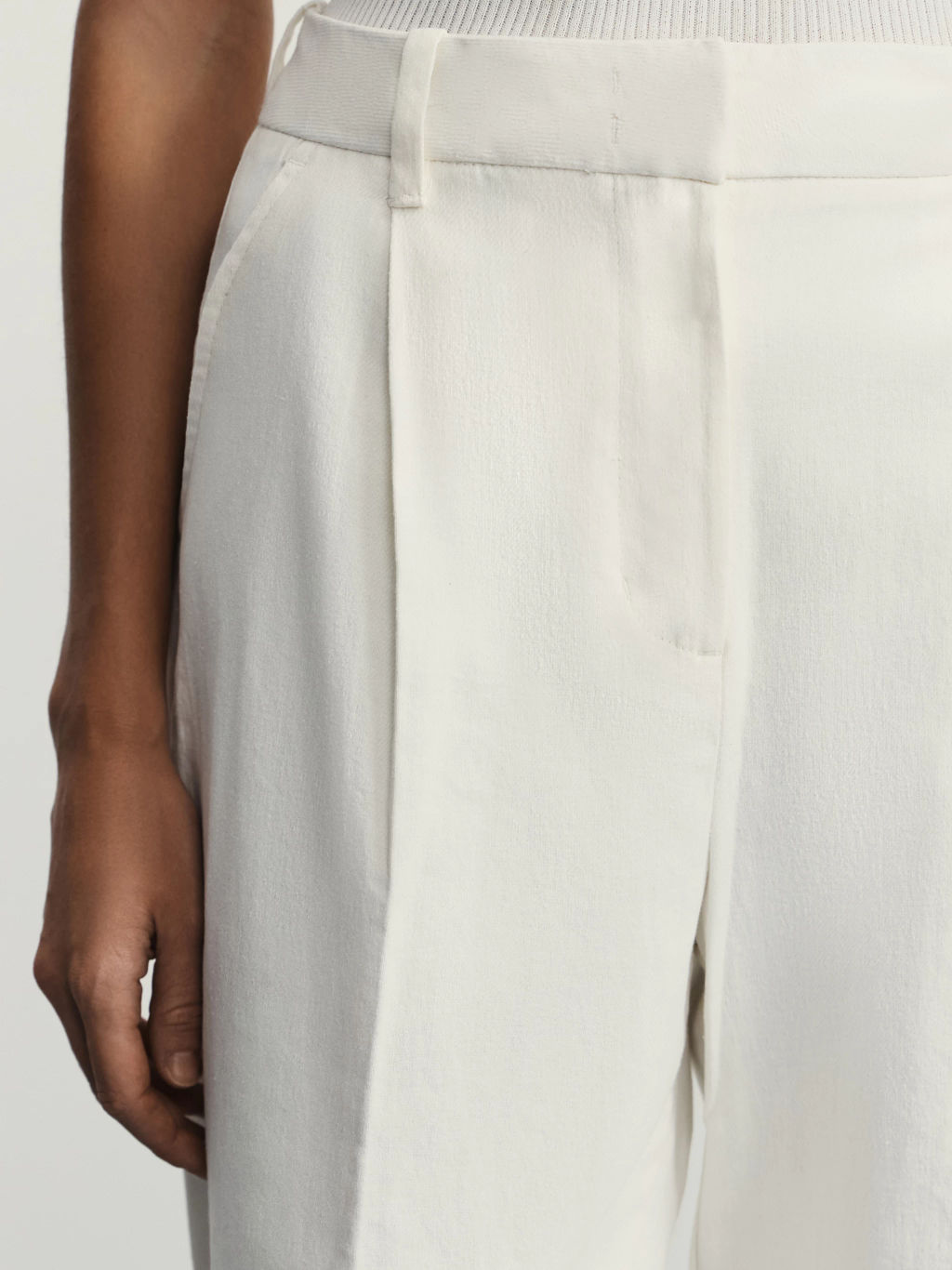 Брюки прямого кроя с содержанием льна / Zarina  фото 6