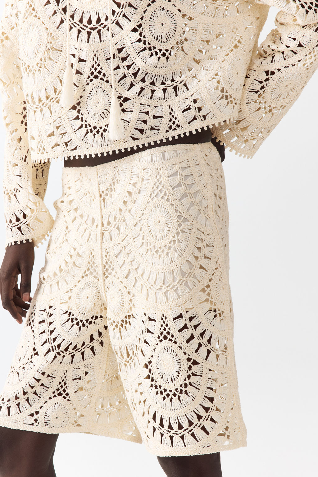 Bermudas efecto crochet - H&m фото 4